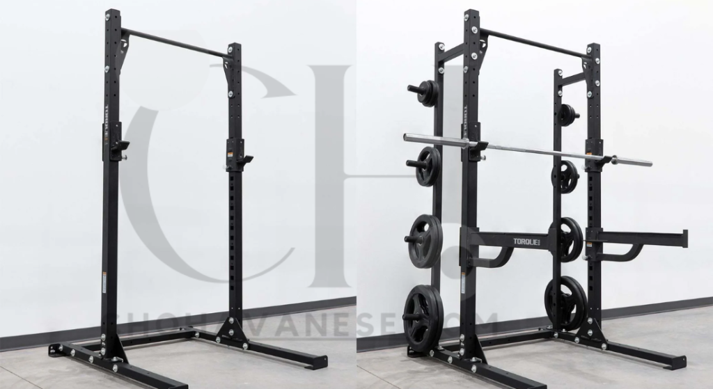 High-End Hammer Strength Rack for Squats